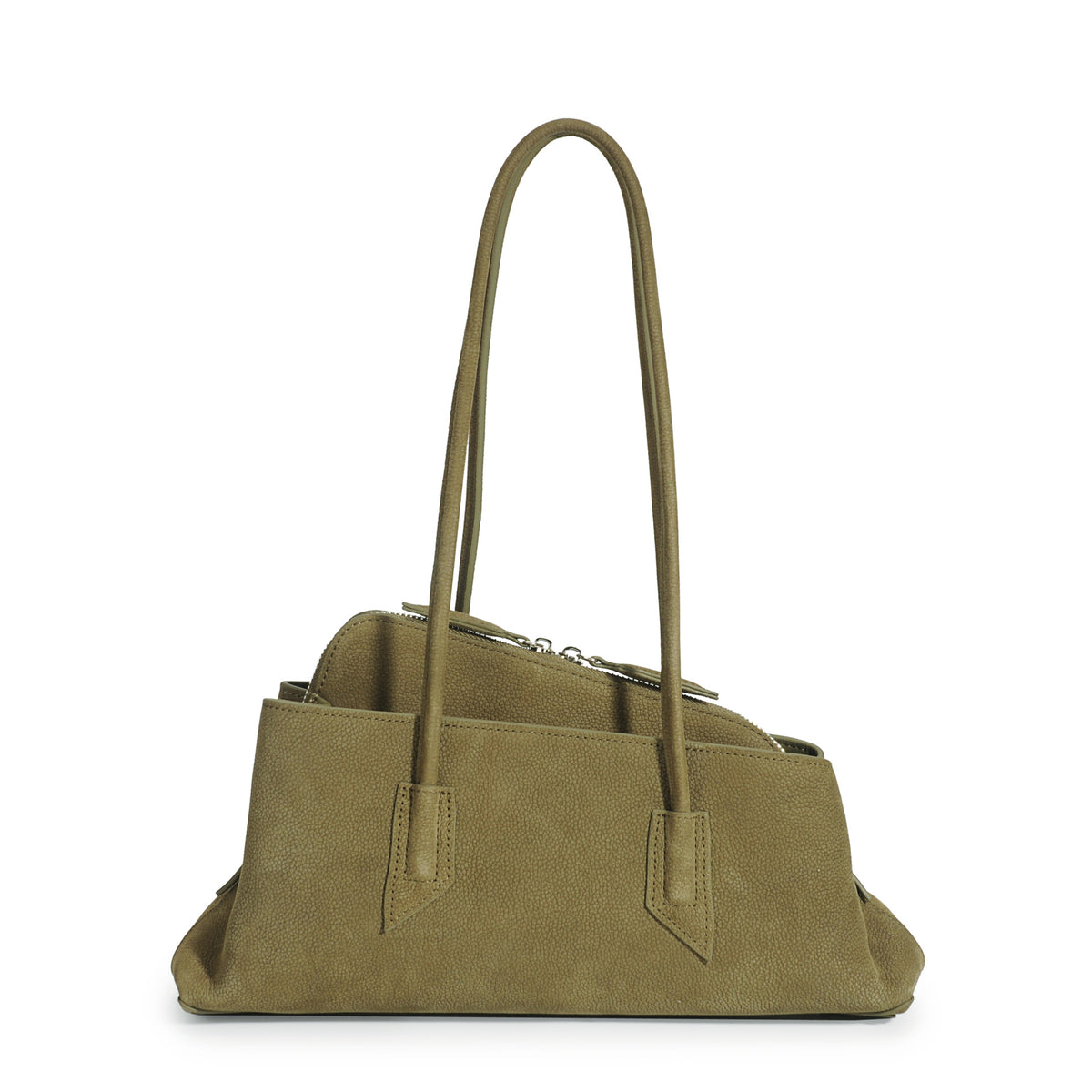 Winter Korean Style Niche First Layer Cowhide Leather Casual Commuter Bag for Women