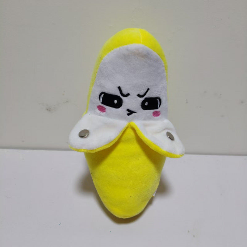 Jouet en peluche pour piano à sens des fruits