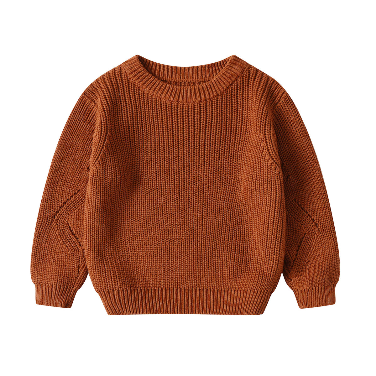 Chemise tricotée pour enfants Style coréen Pure Color Warm Keeping