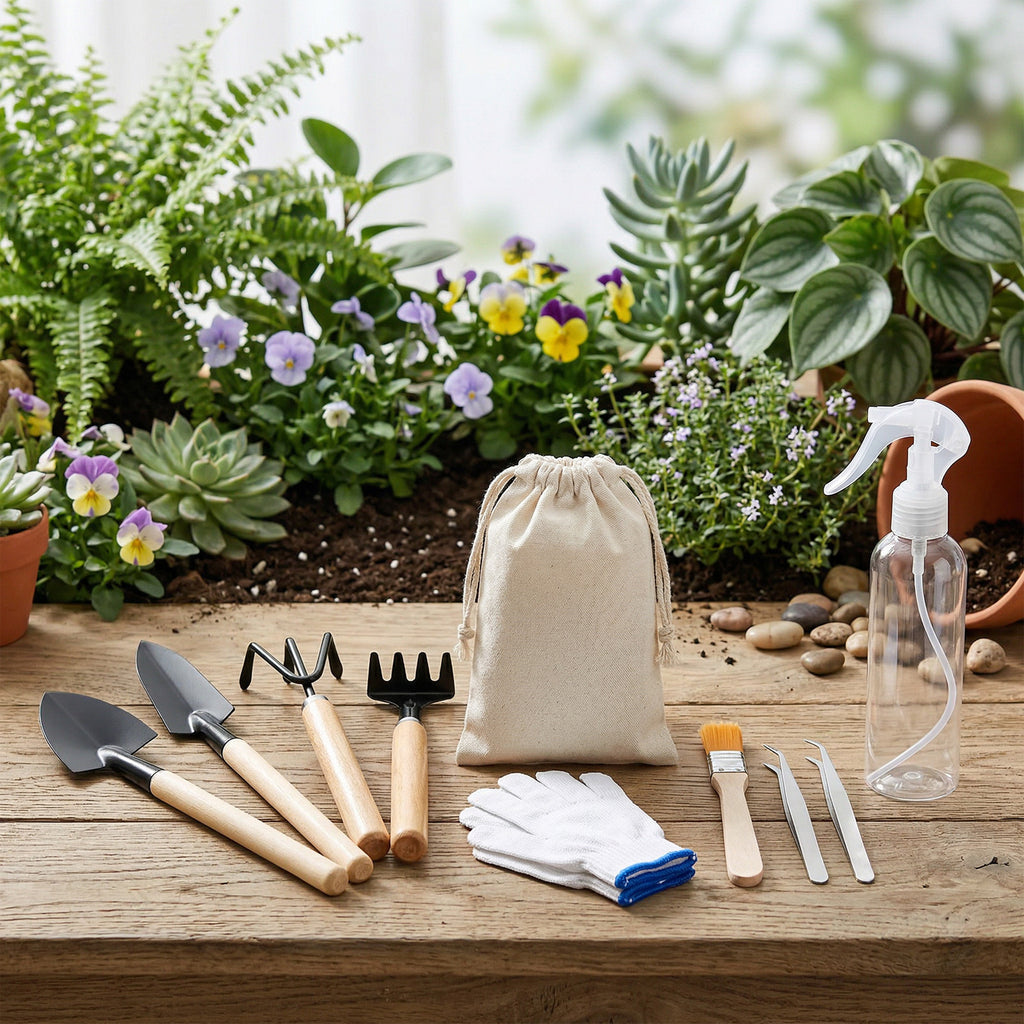 11-piece gardening tool set