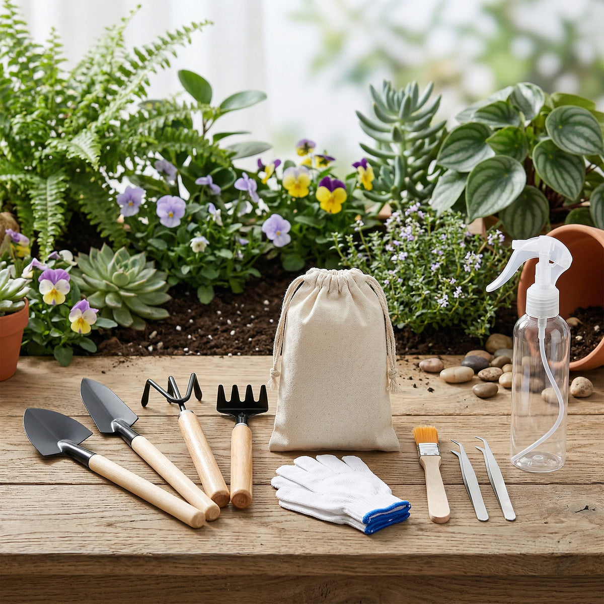 11-piece gardening tool set