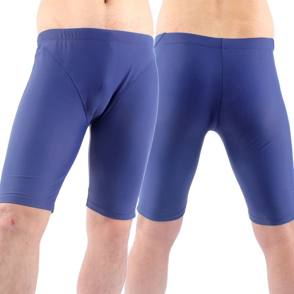 Séchage rapide Confort Natation Trunks Homme Mode Cinq points loin Anti-embarrassment Plu