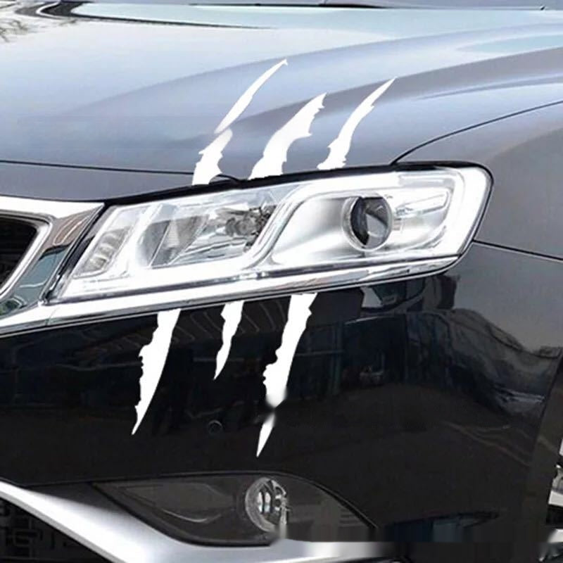 Auto Ghost Claw Decal Headlight Sticker décoratif de griffe
