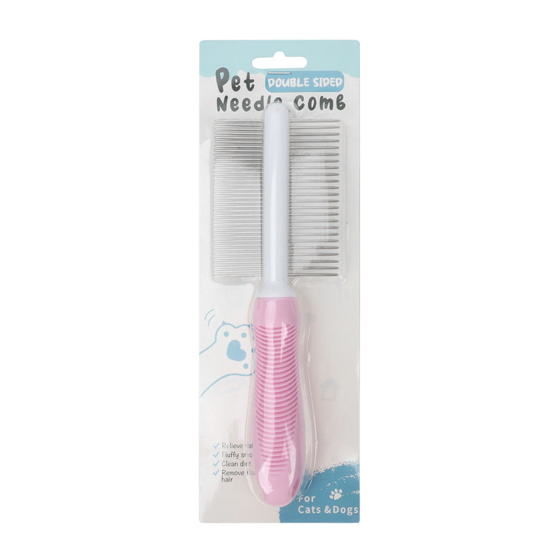 Démanchement de chat et démêlant peigne chien de toilettage et outil de nettoyage