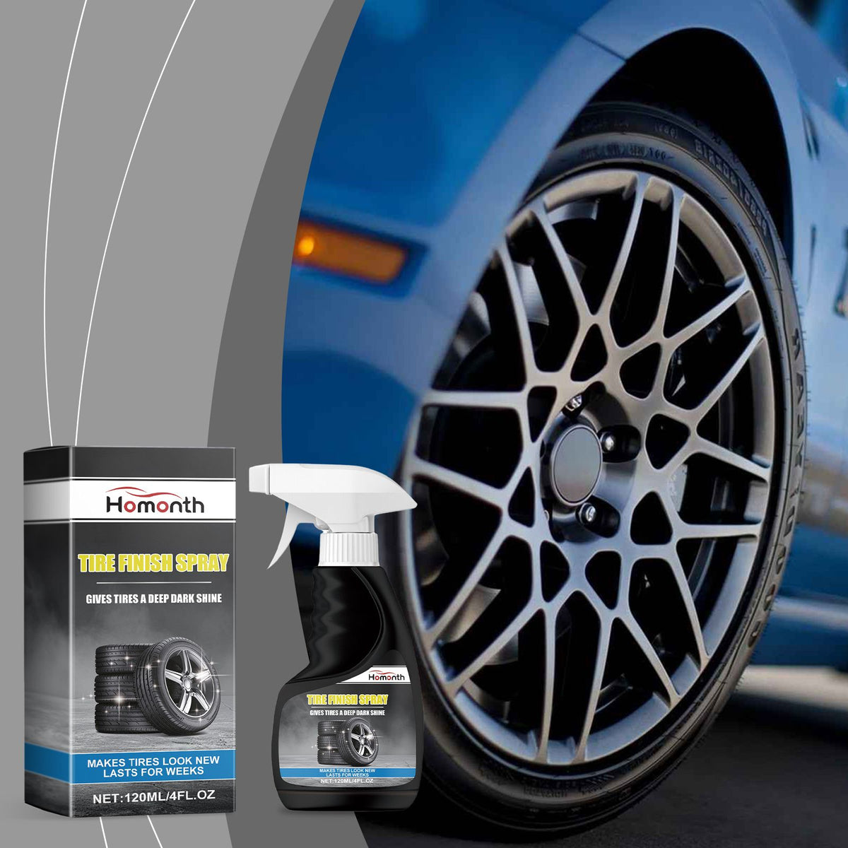 HOMONTH Automotive Tire Shine Spray