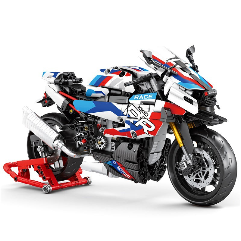 Reobrix 99040 Premium Brick Motorcycle Building Block Toy