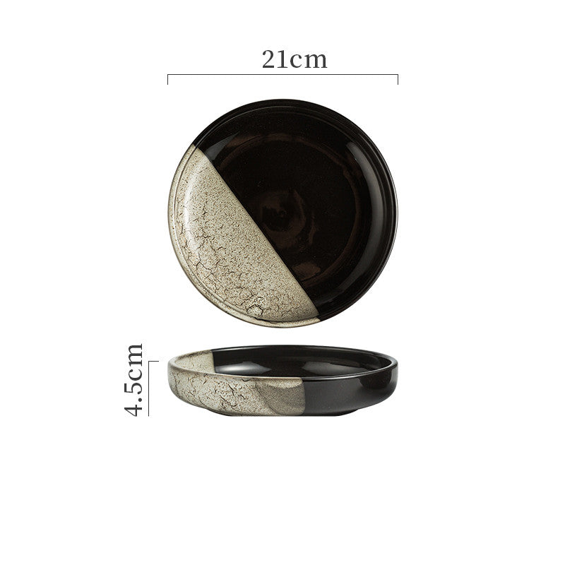 Plaques céramiques japonaises Sushi Dish Tableware Plateau Couverts