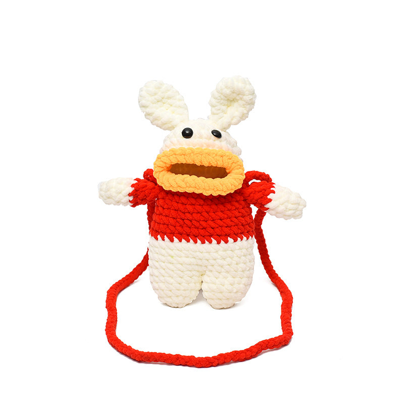 Sac de téléphone pour femmes de Keroppi tissé à la main