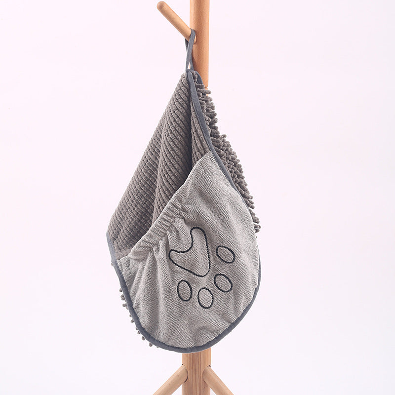 Serviette pour chat et serviettes de bain gorgées