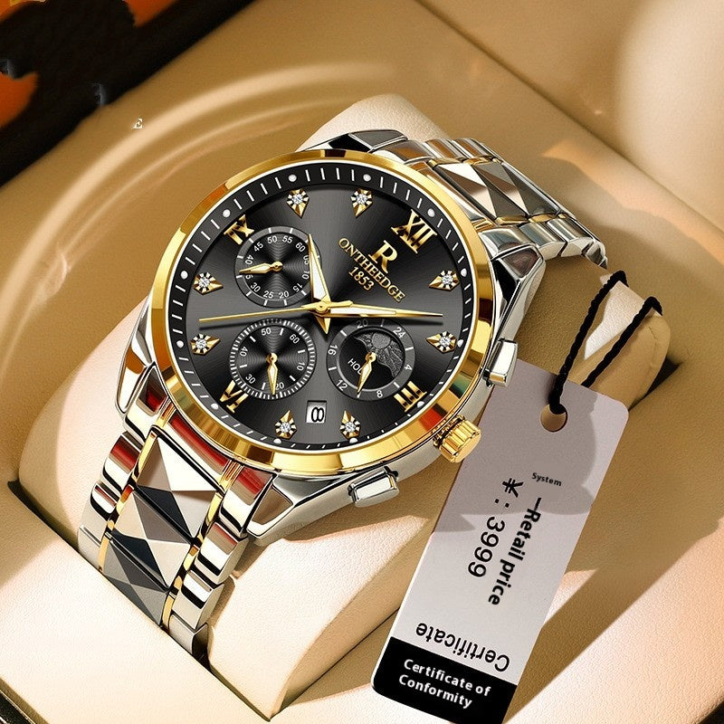 Imperméable Tungsten Steel Quartz Business Watch