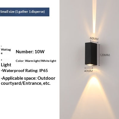 Lampe murale décorative étanche