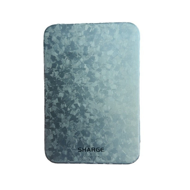 15W Banque d'alimentation magnétique sans fil fibre de carbone Magsafe Alimentation mobile