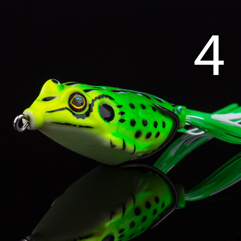 Bionic Thunder grenouille oeuf grenouille noir costume haute carbone acier crochet double