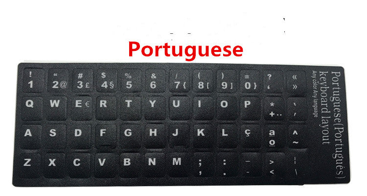 Film de clavier informatique en russe langue étrangère