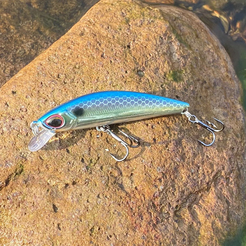 Streamer Lure Quick Sink Bobine rapide Long Cast Minnow 6,3cm
