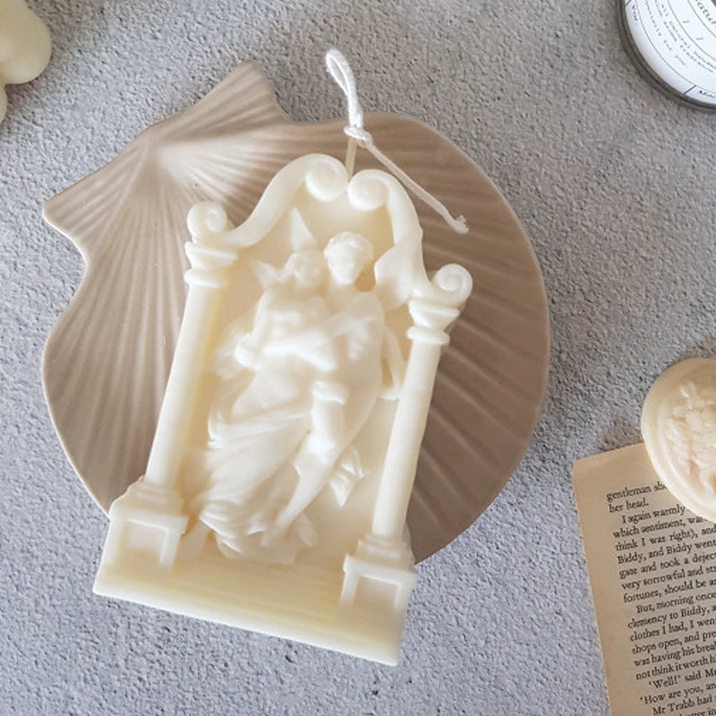 Angel Elf Aromatherapy Bougie Ornements Cake Silicone Moule de cuisson