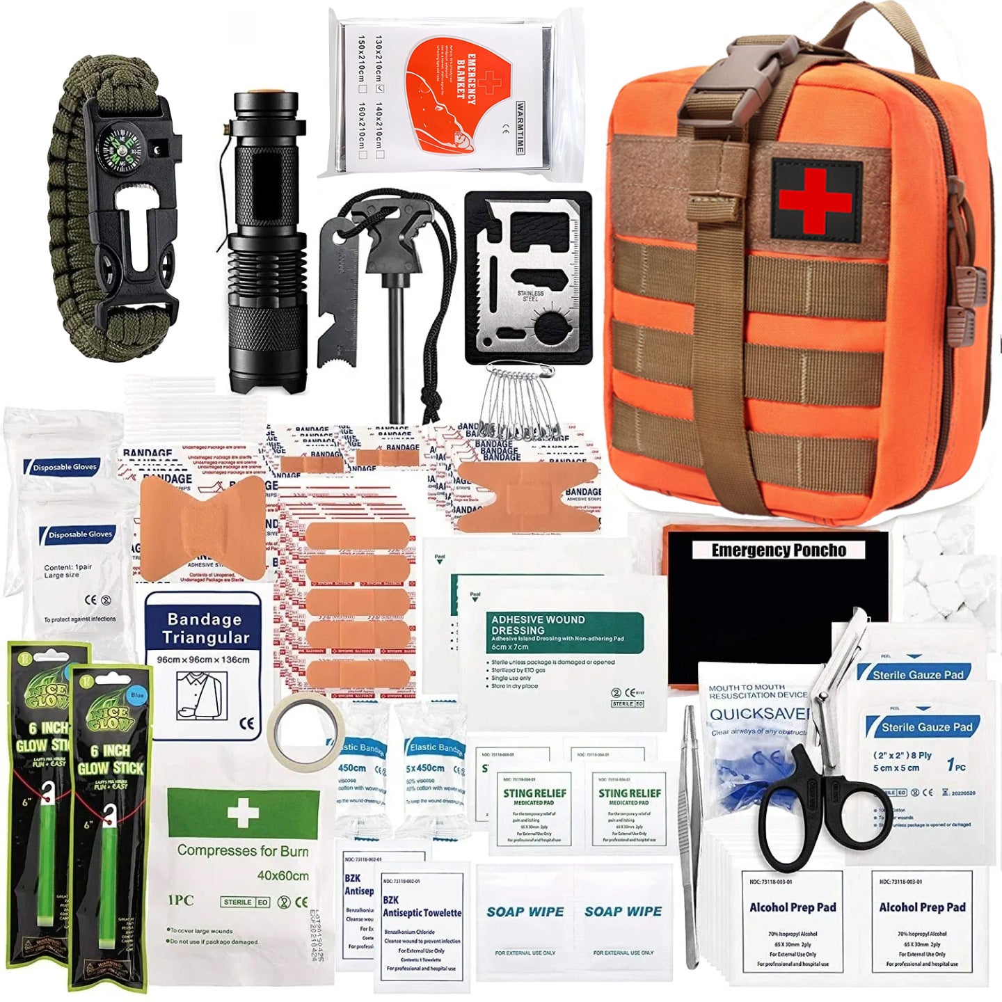 Kit d'outils de survie des engins de camping