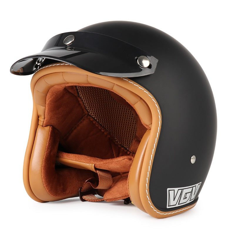 Casque de moto 3C Certifié voiture électrique rétro