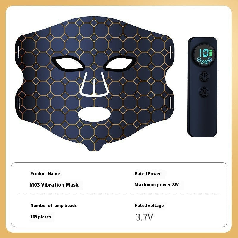 Masque photon à LED à quatre couleurs avec soin du cou