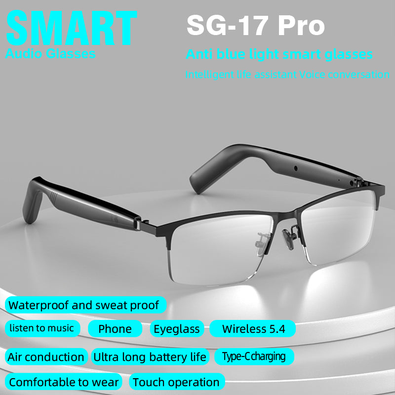 Smart Glass Smart Eyewear Étape dans le monde Verres résistants aux UV haute définition HIFI S