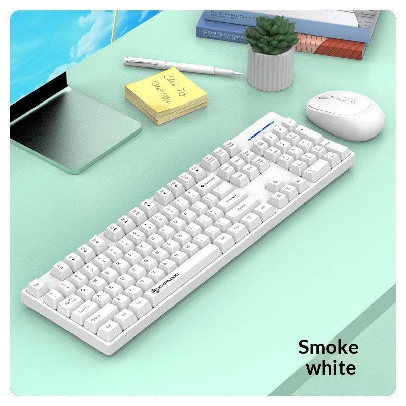 18-Step Crossing W1060 24G sans fil trois pièces de couleur clavier et jeu de souris