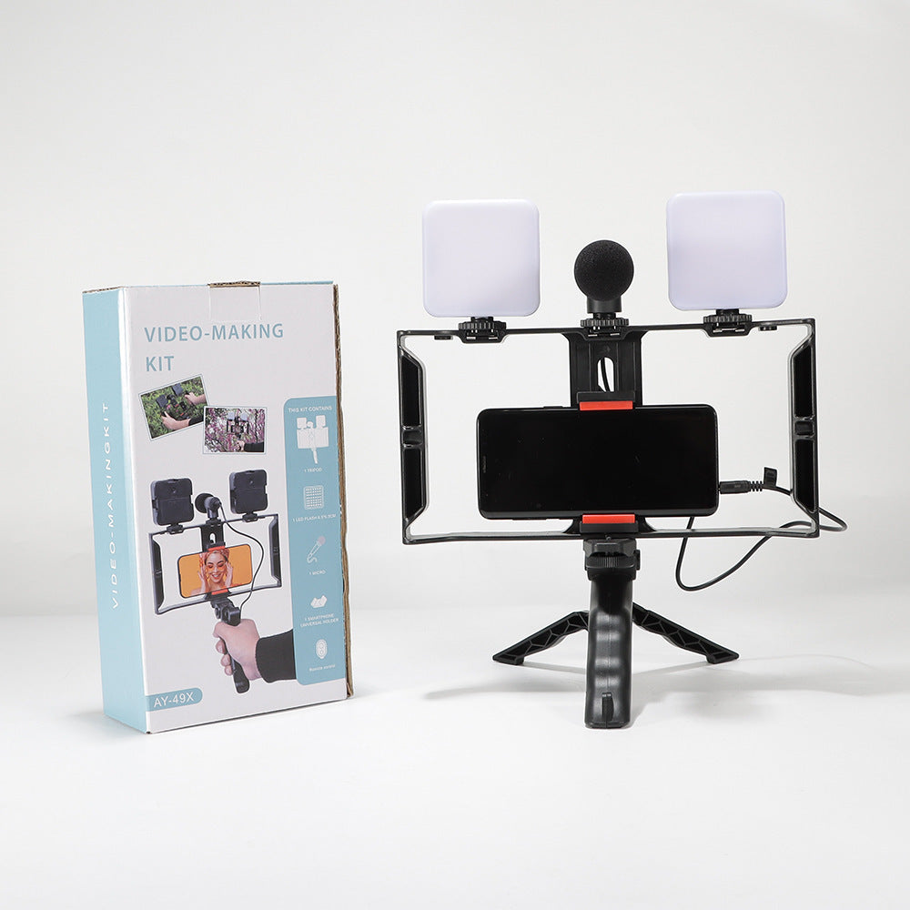 Outdoor Mini Square LED Pocket Tripod