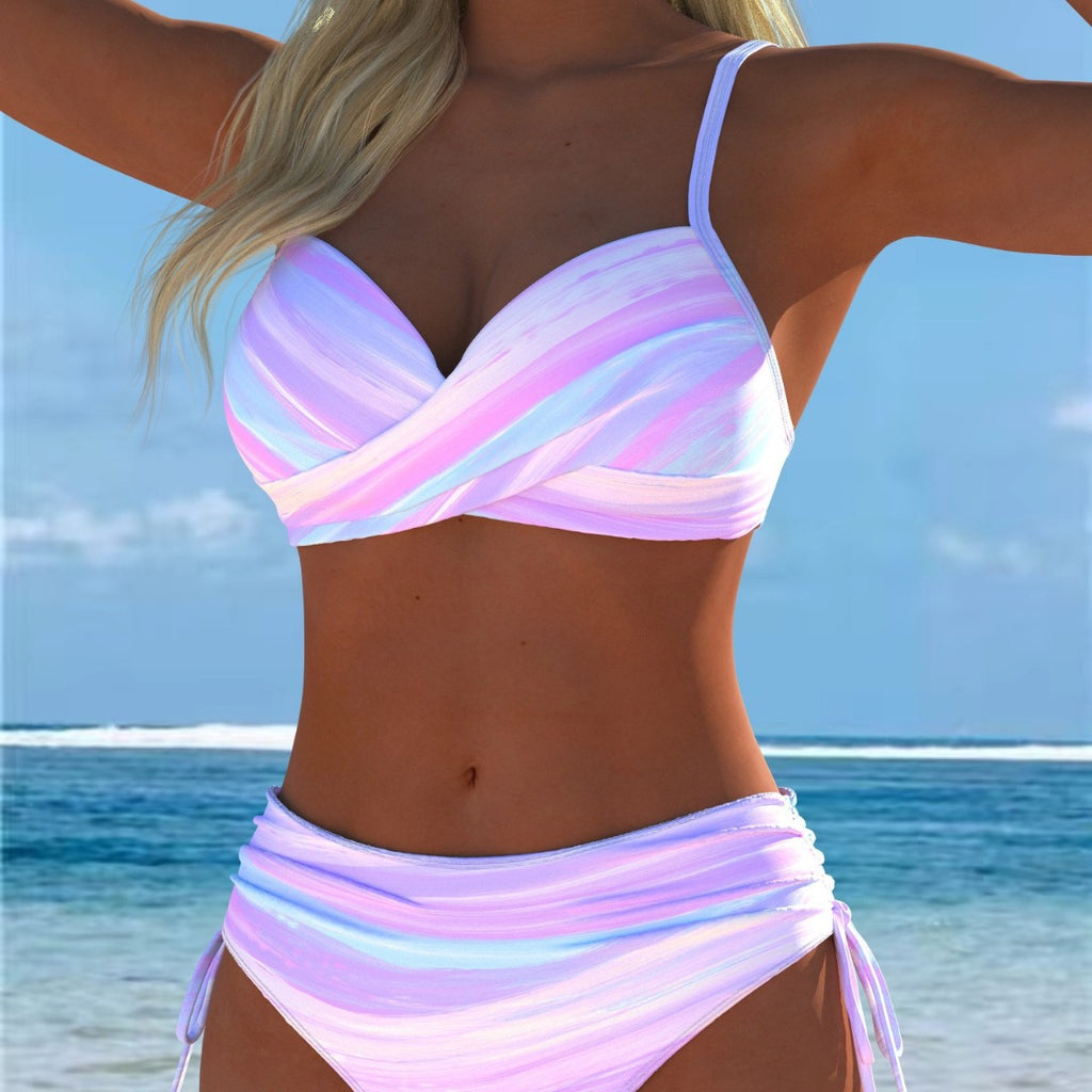 Ensemble de maillots de bain en deux parties imprimé