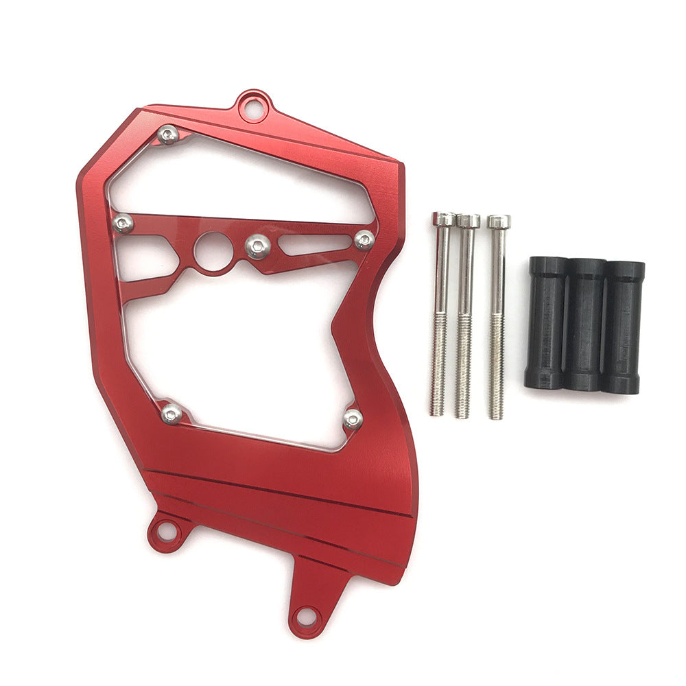 Pièces de moto modifiées Couverture de roue de chaîne Petite plaque de dent Couverture de petite chaîne