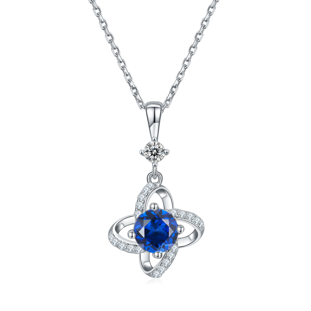 S925 Collier de trèfle en argent Sterling