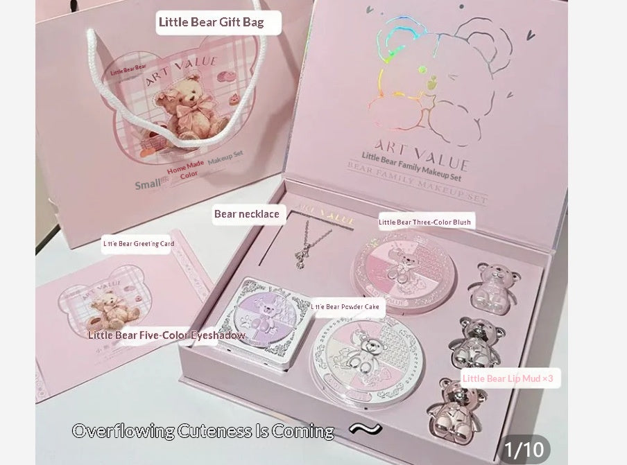 Set cadeau de maquillage esthétique Ballet Blush et teinte à lèvres pour un éclat