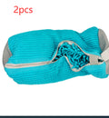 Bleu gris Maison Appareillage Laver Sac Chaussures Anti-déformation Sacs de protection de blanchisserie