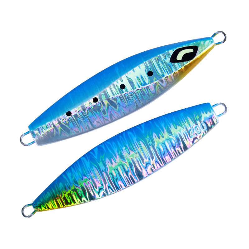 Giga plaque de fer Lead Fish Subsonic Sinking Deep Sea Bateau Pêche Lumineux Fer Plate Road