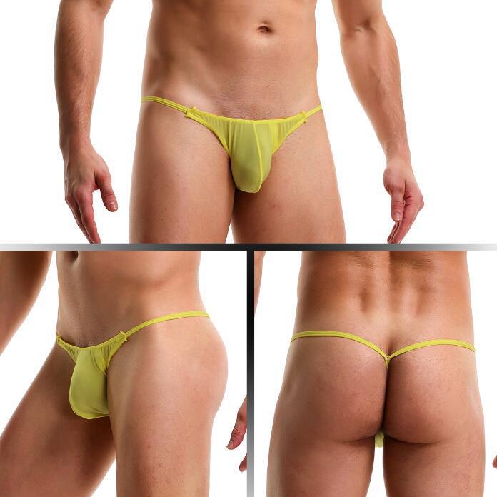 Low Waist hommes Ice Silk T-back