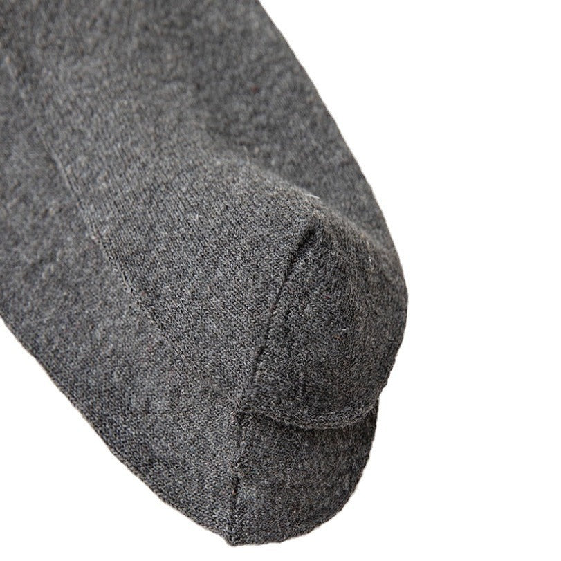 Chaussettes doublées de laine avec lignes à pointes plates