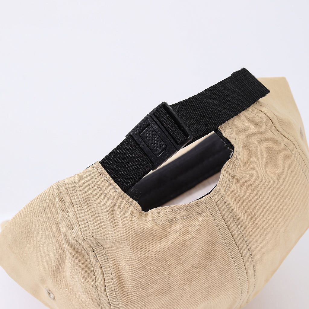 Men's Patchwork Adjustable Triangular Lettered Flat Brim Sunshade Quick Dry Soft Top Visor