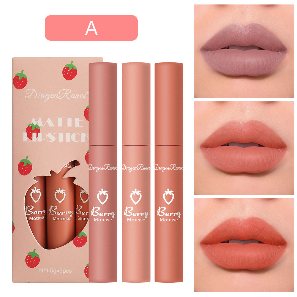 Velvet Matte Lip Glaze Lipstick Gloss pour les femmes