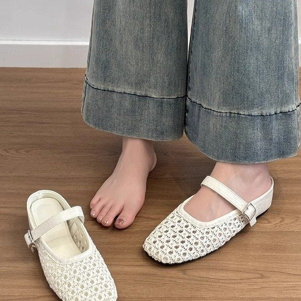 Talon caché à la française Half-slipper pour femmes