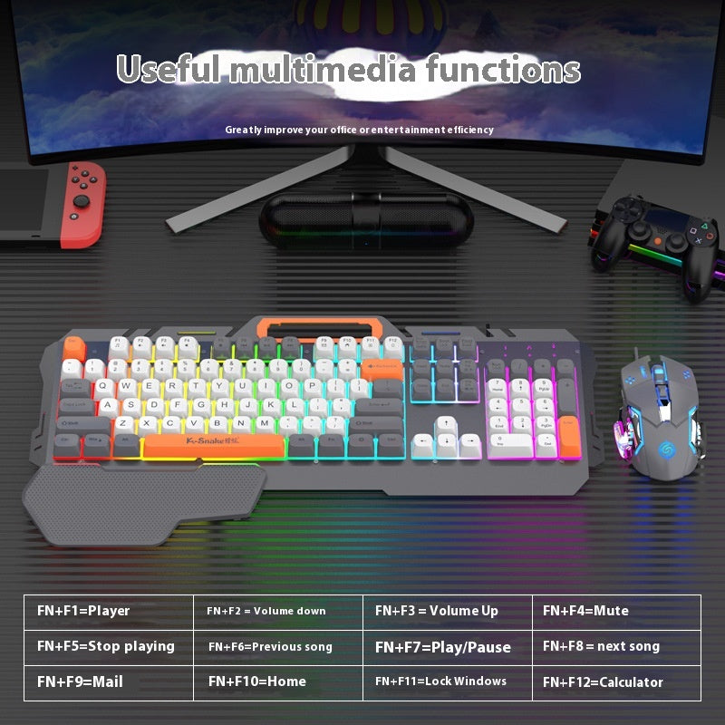 Wired gaming keyboard color matching Notebook