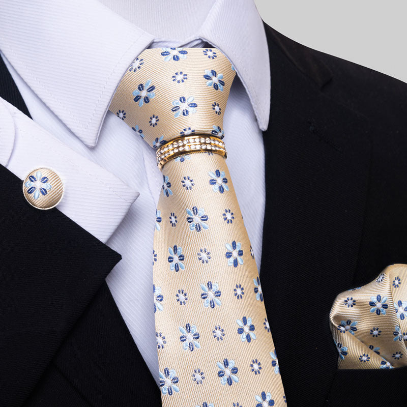 Cravate multicolore à rayures pour hommes