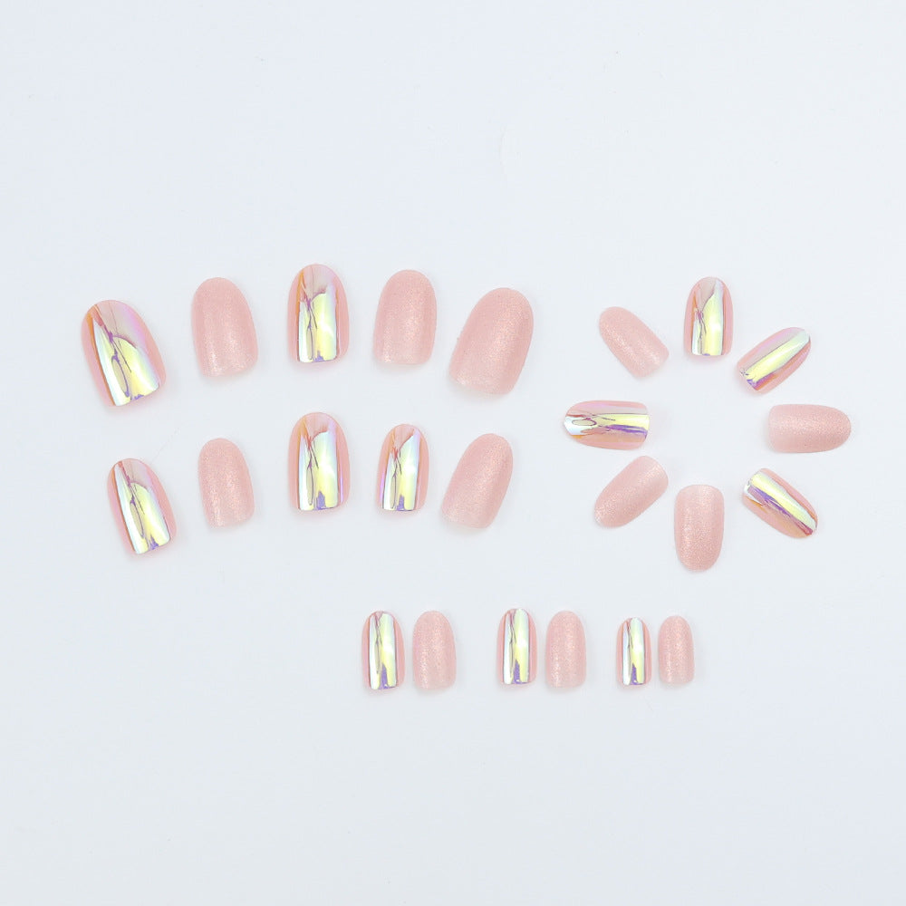 Conseils pour ongles en forme d'amande ovale courte 24 pièces