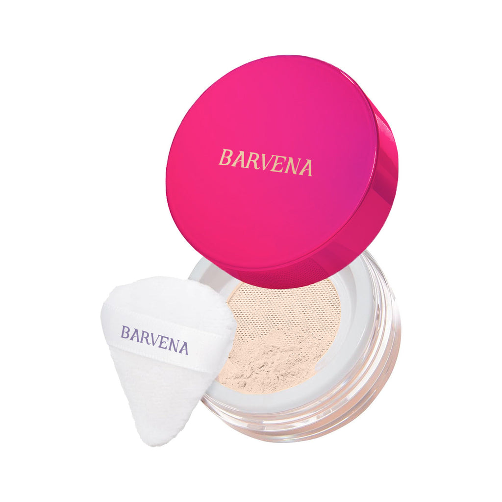BARVENA plume-légère Soft-Focus Setting Poudre à long terme dans une forme compacte