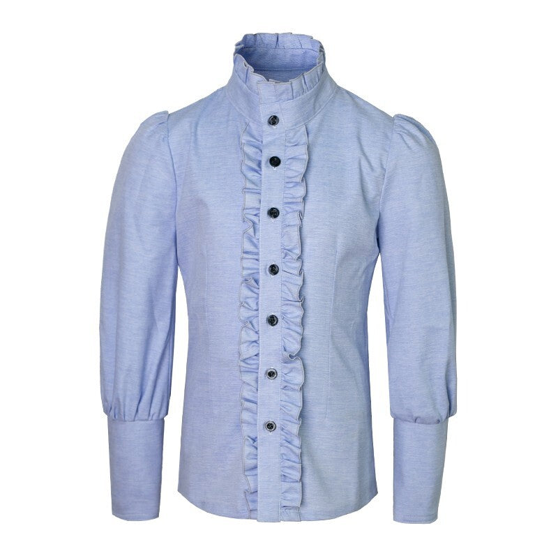 Garçons Chemise en coton manches longues Formel Casual Top Bleu Gris Enfants 3-14Y