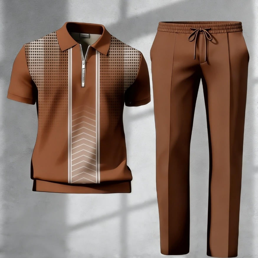 Manches courtes et pantalons longs imprimés en 3D pour hommes