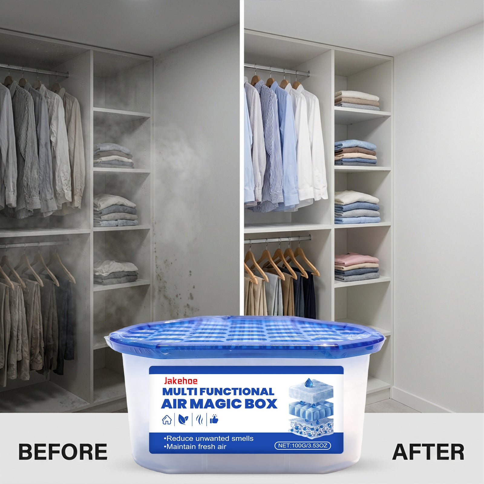 Boîte magique de purification d'air multifonctionnelle 1 0 0g1box