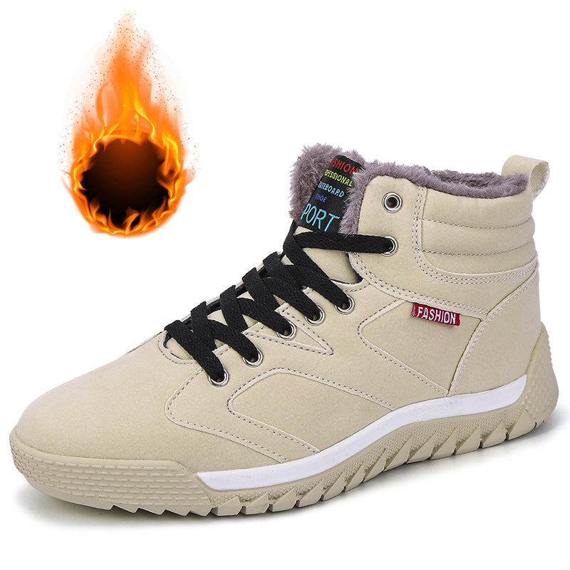 Chaussures en coton léger et léger de grande taille pour hommes