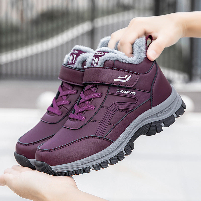 Chaussures de coton résistant à l'eau haut de gamme pour femmes