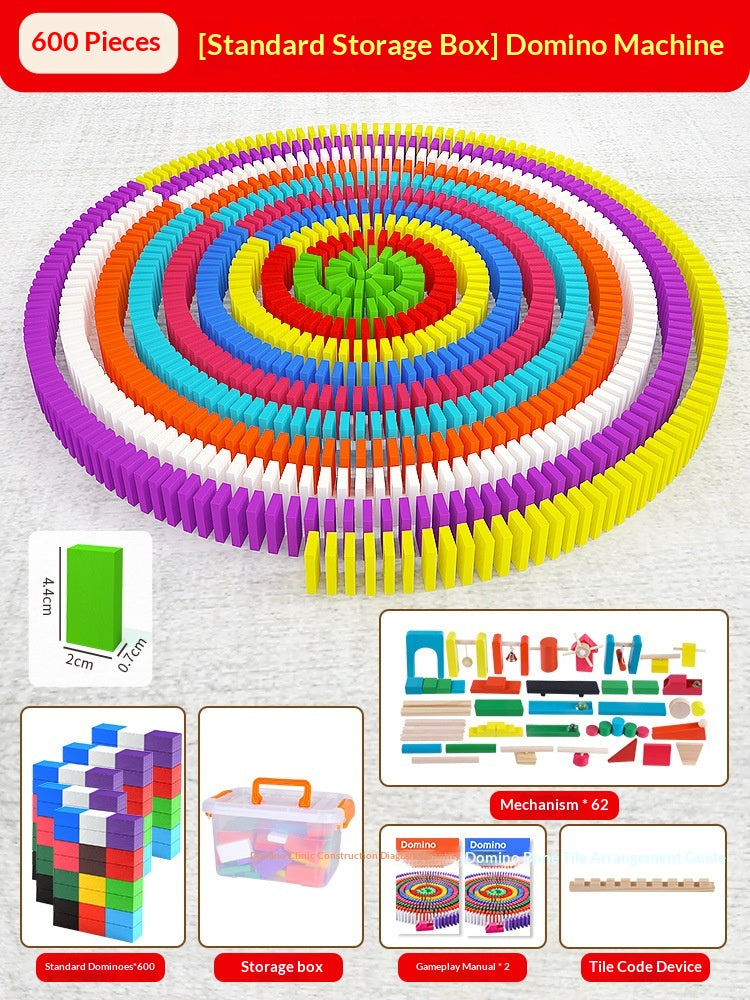 Puzzle éducatif Jouet Mécanisme Bâtiment Blocs Cadeau Dominos