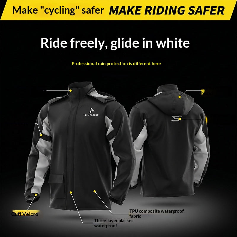 Pantalon de pluie et pantalons de pluie à vélo de style Split