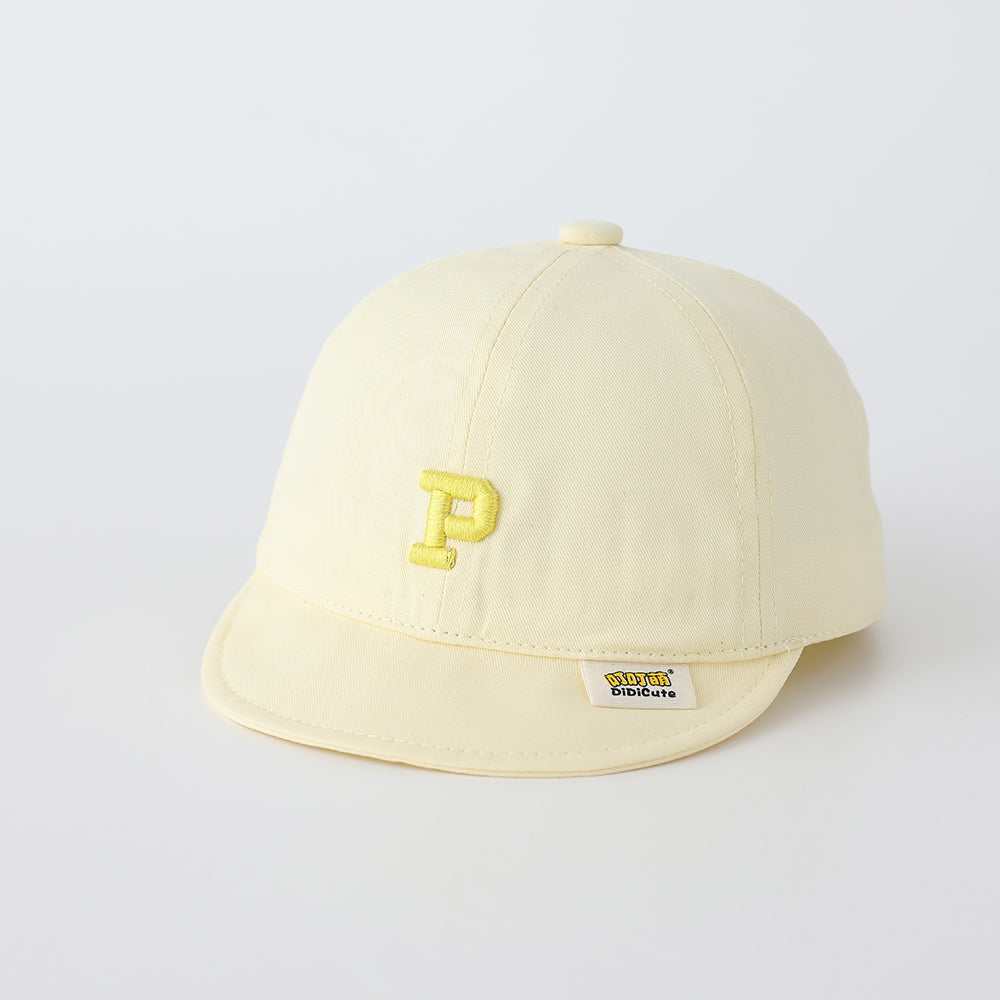 Lettre en couleur unique pour enfants P Brodé en trois dimensions Simple et tendance