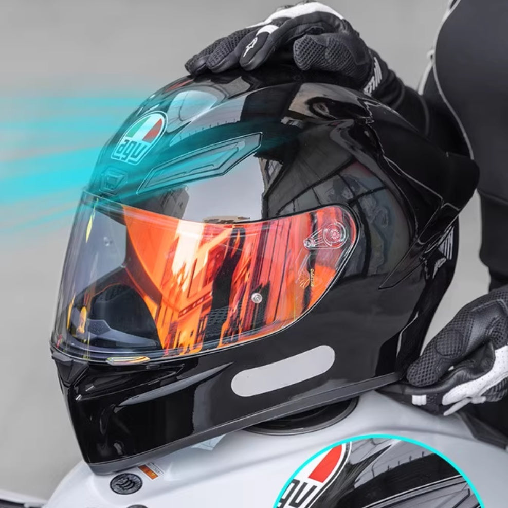 Casque de moto léger de ventilation estivale anti-fog